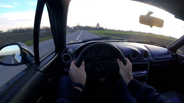 2001 Mazda MX-5 1.6i NB 110HP || POV Spirited Sunday Drive | Intake K&N Sound смотреть онлайн