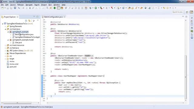 Spring Boot Batch MySQL Database to CSV file - Spring batch tutorial for beginners смотреть онлайн
