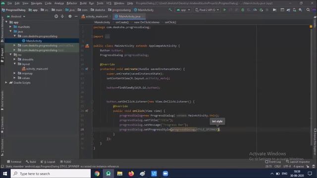 ProgressBar with Progress Dialog | Java| Android Tutorial - Quick + Easy смотреть онлайн