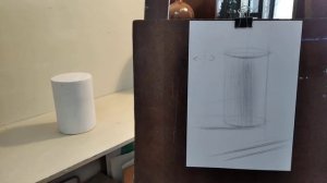 Рисунок цилиндра. Штриховка.