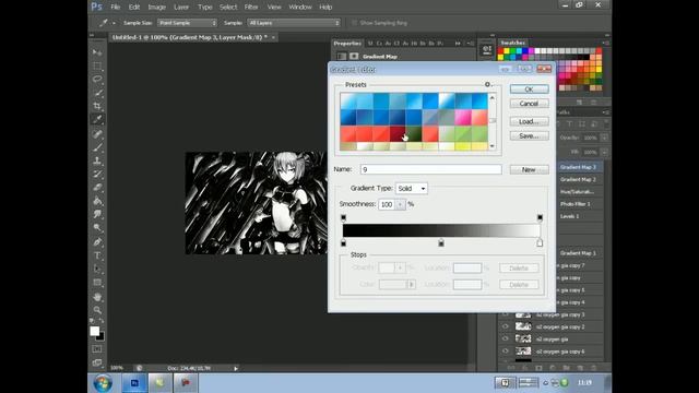 [SpeedArt][Photoshop] Anime Girl