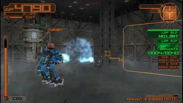 Using community build again - Armored Core Silent Line Portable смотреть онлайн