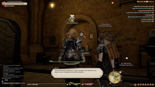 Final Fantasy XIV A Realm Reborn [Job Quest - Gladiator] My First Gladius Lv.1 Part 1/2 смотреть онлайн