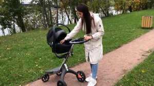 Обзор детского автокресла Stokke IZI Go by BeSafe Modular, как закрепить кресло ремнями, база IsoFi