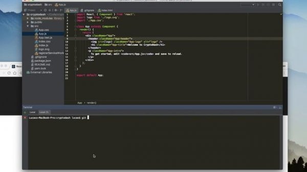 Create a React App with WebStorm