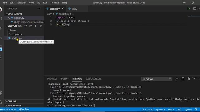 Python : How to get Hostname and IP address смотреть онлайн