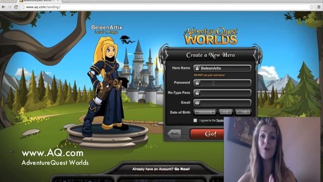 Beleen's tutorial: How to create a new hero in AdventureQuest Worlds смотреть онлайн