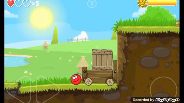 Прохождение Красный шарик Зелёные холмы со всеми звёздами часть 1 смотреть онлайн