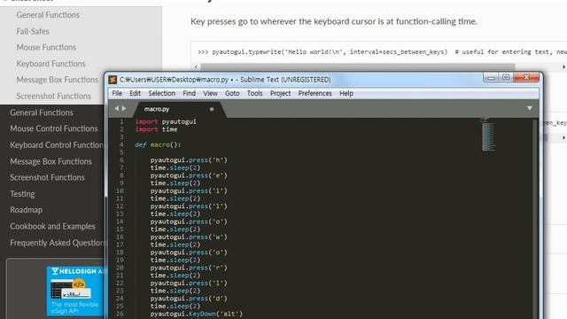 [Python] Pyautogui를 활용하여 기초 매크로 프로그램 만들기 смотреть онлайн