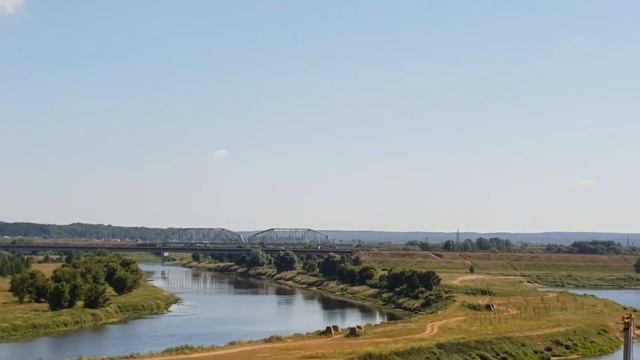 Обзор Могилев.Река Днепр. смотреть онлайн