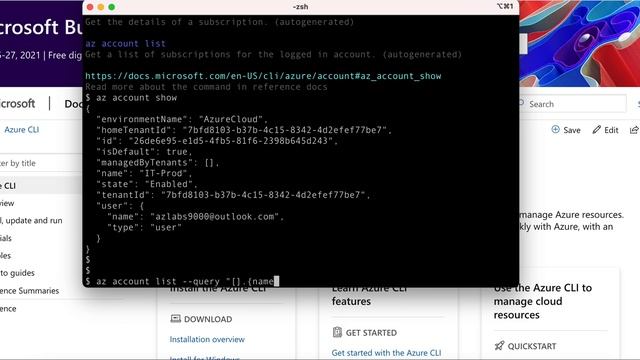 How to set the current subscription if you have multiple ones under one account - using Azure Cli смотреть онлайн