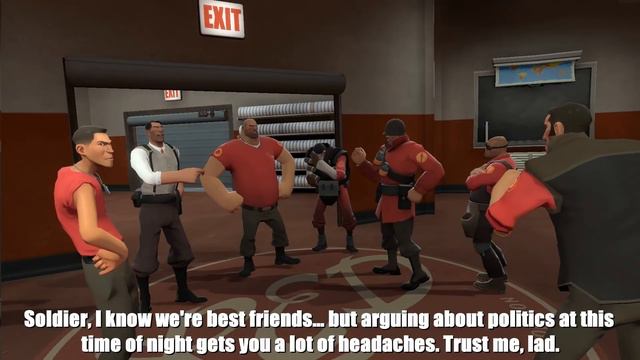 (TF2 15.AI) The RED TEAM Debate Over Ideologies At 4 AM