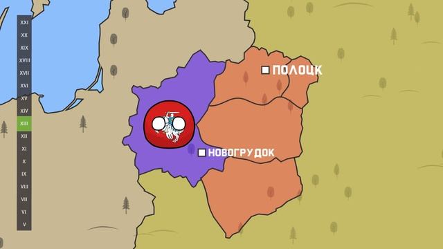 История Беларуси на пальцах - часть 1 ( История ВКЛ ) смотреть онлайн