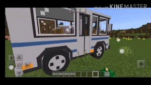 Мод на автобус ПАЗ 3205 в майнкрафте на телефон. Обзор мода.