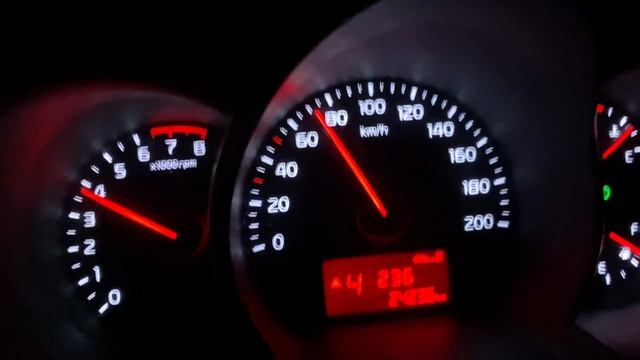 Kia Picanto 2017 6000 RPM 0-100 km/h смотреть онлайн