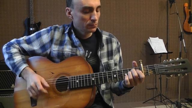 Установка нейлоновых струн. Новая жизнь старой гитары! смотреть онлайн