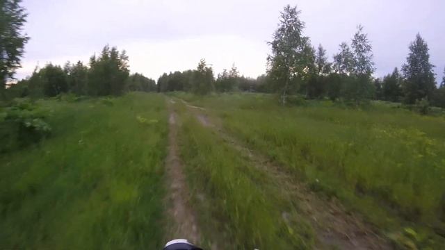 Мотоцикл Минск в деревне