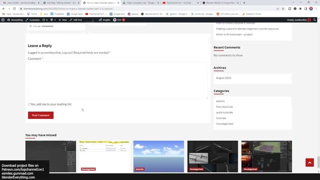 how to make addons to speed up your workflow or to sell for money смотреть онлайн