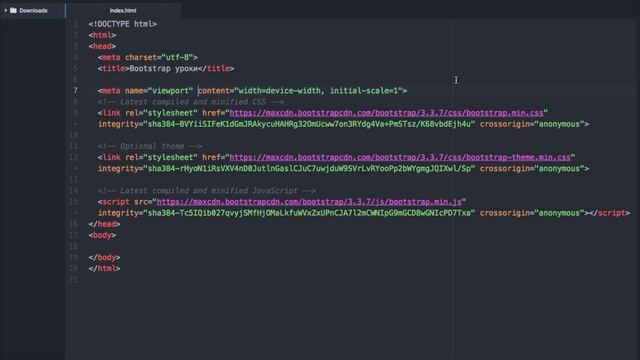 Уроки Bootstrap верстки / #1 - Основы и установка смотреть онлайн