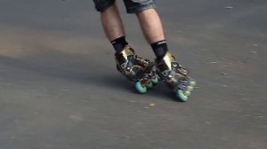 Как тормозить на роликах - Хоккейное торможение Parallel slide