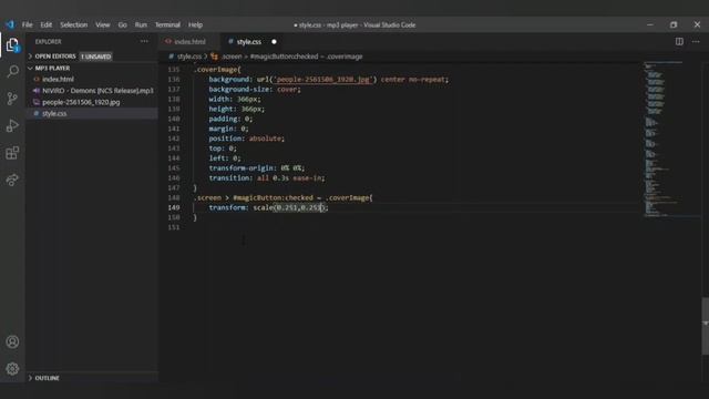 How to create a custom music player using Html CSS & JavaScript | Full Tutorial смотреть онлайн