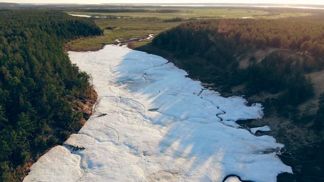 С высоты: Ледник Булуус в Якутии / From above: Buluus Glacier in Yakutia смотреть онлайн