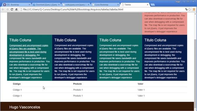 Curso De Bootstrap - Aula 13 - Estilizando Tabelas Com Bootstrap