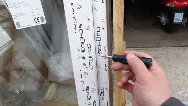 Купил старый дом. Ремонт комнаты. Установка террасной двери. Terrassentür einbauen Schüco смотреть онлайн