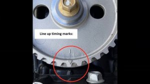 Mercury EFI 60 hp four stroke outboard timing belt replacement.