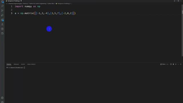 Transpose of Matrices In Python смотреть онлайн