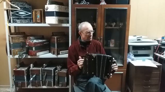 Гармошка саратовка, 5-ти тонка, мастер Аристархов. смотреть онлайн