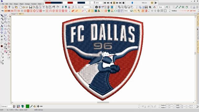 Best FC Dallas Embroidery logo. смотреть онлайн
