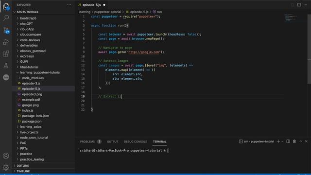 Puppeteer Tutorial #5 | Navigate & Extract Website Data смотреть онлайн