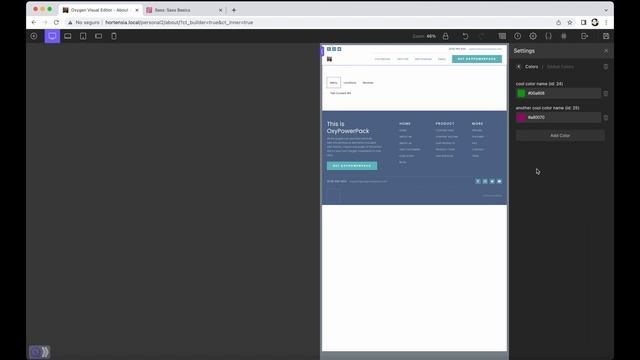 How to use SASS in Oxygen Builder смотреть онлайн
