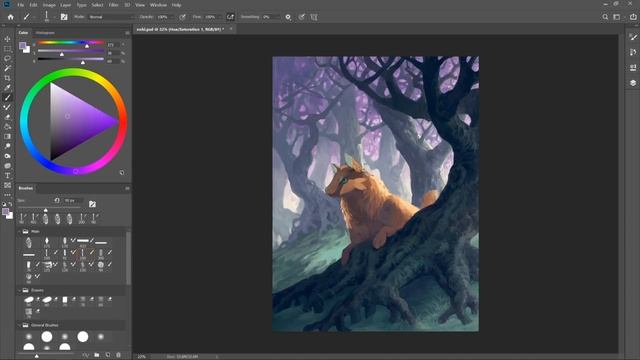 Radiant | SPEEDPAINT | Photoshop CC смотреть онлайн