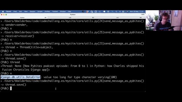 Debugging a failing Heroku Django command смотреть онлайн