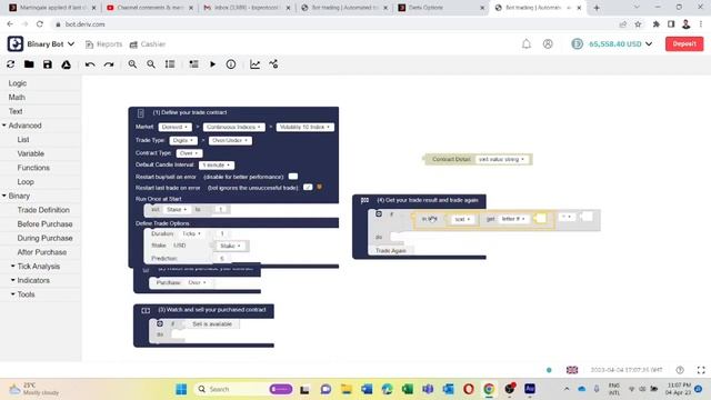 How to get Exit Spot Last Digit and Martingale? Video 48 Dbot and Binary Bot смотреть онлайн