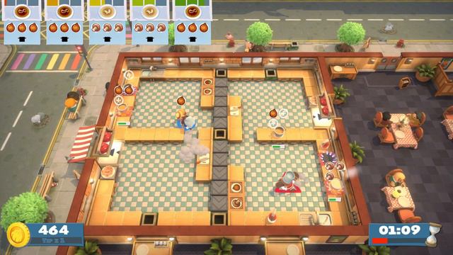 Overcooked: All You Can Eat | 09 | Overcooked! 6-1, 6-2, 6-3 | Husband & Wife Co-Op Let's Play смотреть онлайн