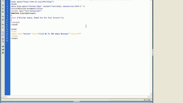 Project-04- Button Message Java смотреть онлайн