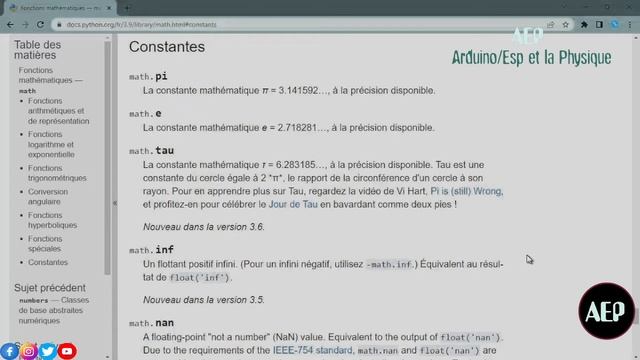 وحدة الرياضيات على بايثون و كيفية استعمالها module math الحلقة 18 ???python الفيزياء و смотреть онлайн