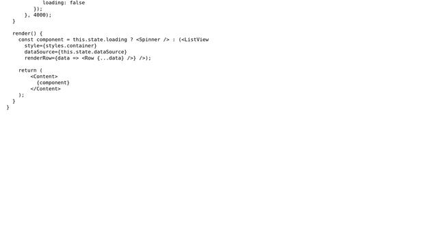 React props children with List and Spinner Loader смотреть онлайн