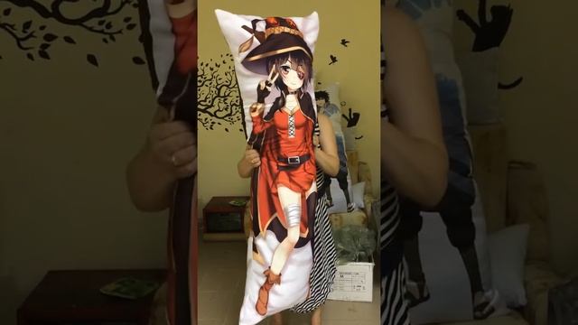 Дакимакура подушка 50/150см Мегумин смотреть онлайн