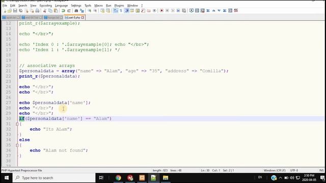 php development in bangla | beginner php in bangla | PHP array statement part 08 смотреть онлайн
