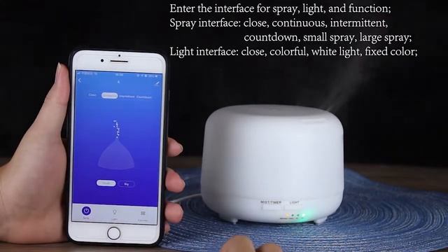 KBAYBO WiFi Smart Humidifier 300ML Essential Oil Diffuser смотреть онлайн
