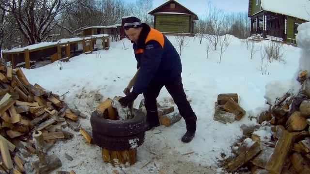 ЛЁГКИЙ СПОСОБ КОЛКИ ДРОВ : ПРАВДА ИЛИ НЕТ? смотреть онлайн