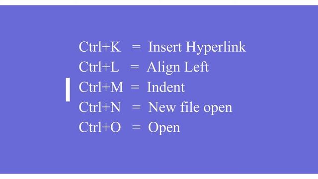 MS WORD SHORT CUT KEY смотреть онлайн