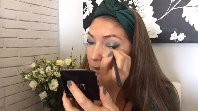 ДЕЛАЮ МАКИЯЖ ПОД ОБРАЗ В ЗЕЛЕНОЙ ГАММЕ (Katya Ru) смотреть онлайн