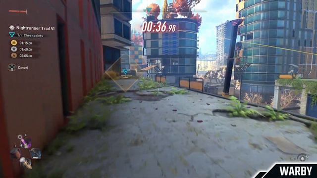 Dying Light 2 - Nightrunner Trial VI (Gold Medal) Parkour Challenge смотреть онлайн