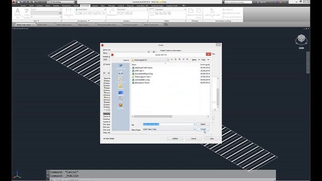 Autocad tutorial - publish to DWF смотреть онлайн