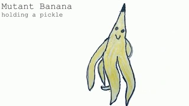 Mutant Banana Holding a Pickle смотреть онлайн